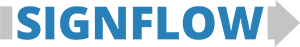 SignFlow Logo - hvid baggrund med blå og grå.png
